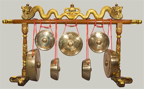 Gongs Siyem, Suwukan, and Kempul from Javanese Gamelan at the National Music Museum