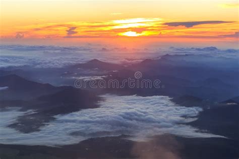 Mountain Fuji Sunrise in Japan Stock Photo - Image of japan, mist: 123430224