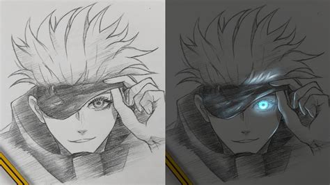 Gojo Eyes Drawing