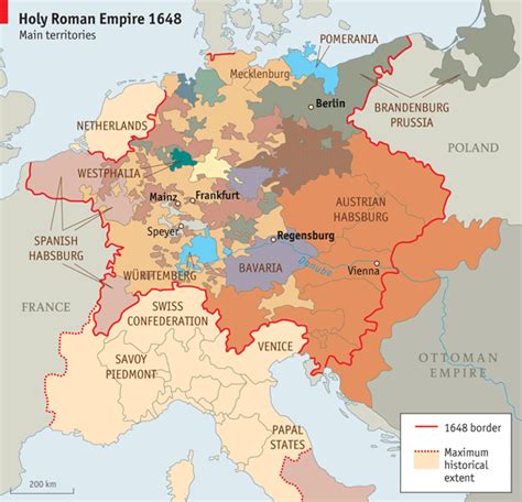 Modern maps of the Holy Roman Empire show as many statelets as possible. Historical HRE maps ...