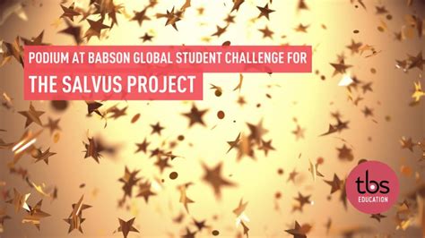 Youssef Salah El Din on LinkedIn: Podium at Babson Challenge for Salvus project - TBS Barcelona