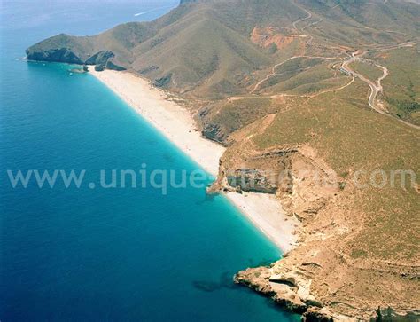 Naturist beaches in Spain : 'Playa de los Muertos', in Almeria, Spain