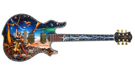 This Heavy Metal-themed six-string from Minarik Guitars boasts just ...