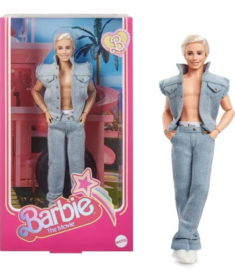 BARBIE THE MOVIE, Ryan Gosling As Collectible Ken Doll Wearing All-Denim EUR 74,15 - PicClick FR