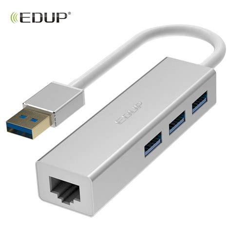 EDUP USB Hub 3.0 rj45 Ethernet Lan Wired Network Card Adapter 10/100/1000Mbps for Macbook PC ...