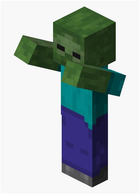 Minecraft Zombie, HD Png Download - kindpng