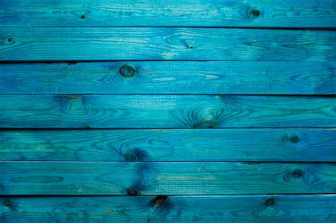 Premium Photo | Blue wooden planks