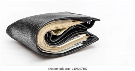 Full Wallet Money On White Wooden Stock Photo 1104397682 | Shutterstock