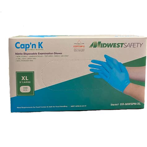 Powder Free Nitrile Disposable Gloves - V8 High Performance Floors