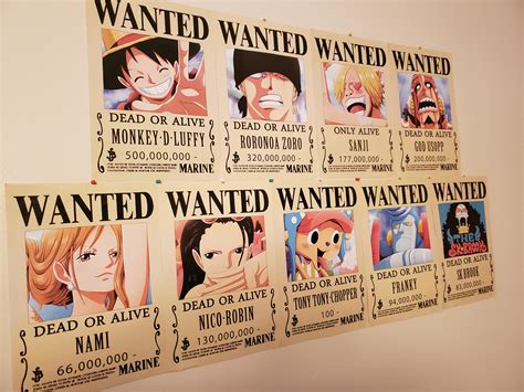 Luffy Wanted Poster 1 5 Billion One piece luffy 1 5 billion berry anime pirates wanted posters ...