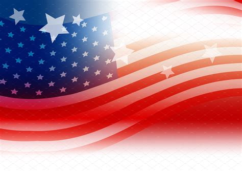 USA flag background design | Pre-Designed Illustrator Graphics ~ Creative Market