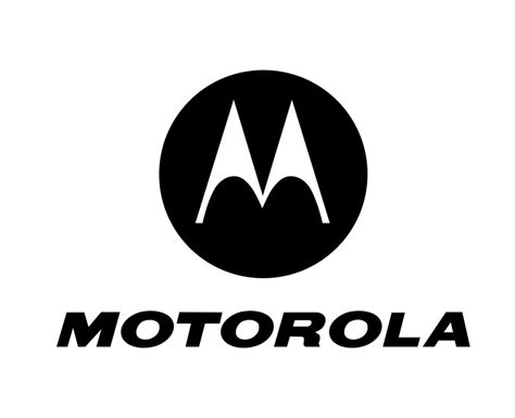 Motorola Brand Logo Phone Symbol With Name Black Design Usa Mobile ...