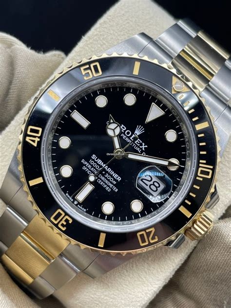 Rolex Submariner Steel & Gold Black Dial Unworn for $17,499 for sale ...