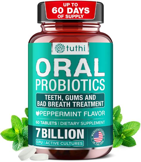 Buy Oral Probiotics for Mouth Bad Breath for Adults - Dental Probiotics ...