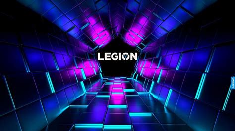 Legion Tunnel Light - Neon Wallpaper