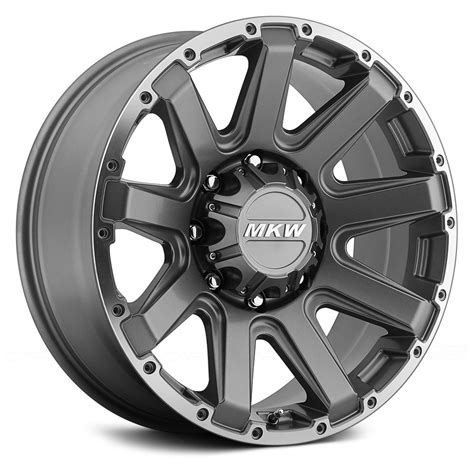 MKW OFF-ROAD® M94 Wheels - Gray with Machined Ring Rims