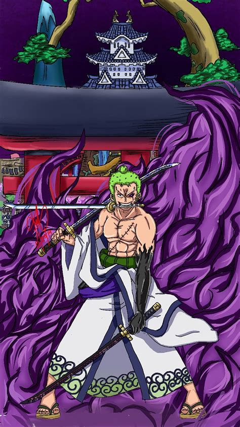 Zoro, anime, cartoon, haki, one piece, samurau, wano arc, HD phone wallpaper | Peakpx