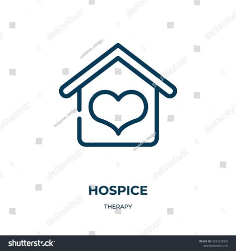 Hospice Icon Linear Vector Illustration Therapy Stock Vector (Royalty Free) 2221715931 ...