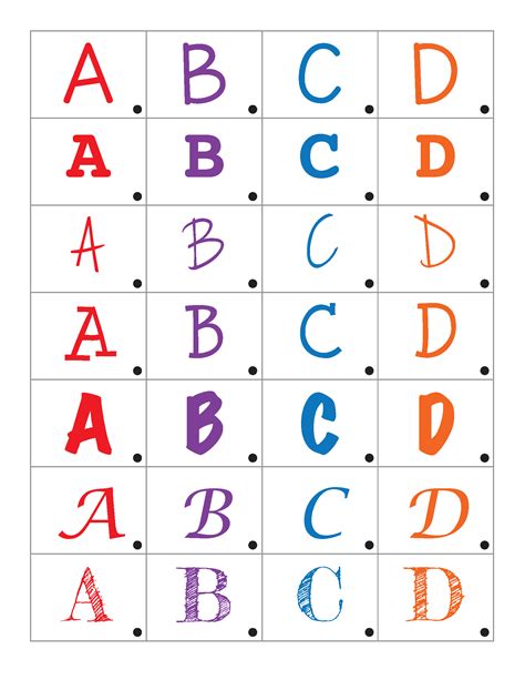 Funky Fonts Letter Sorting activity with free printable {101 Ways to Teach the Alphabet} - Gift ...