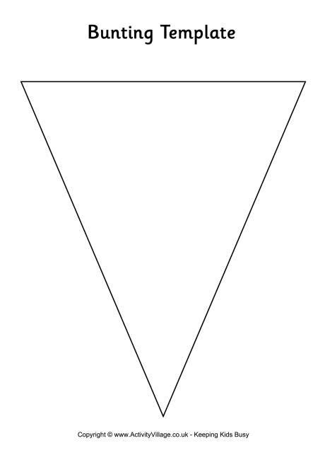 Bunting Template | Sequencing or Plot Diagram Activity