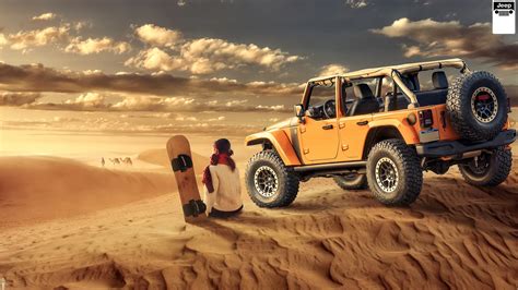 Jeep Wrangler Desert Off road Wallpaper - HD Car Wallpapers #8039