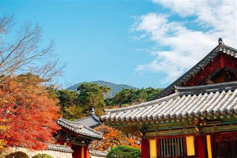 Bulguksa Temple at Autumn in Gyeongju, Korea Stock Photo - Image of temple, green: 229063854