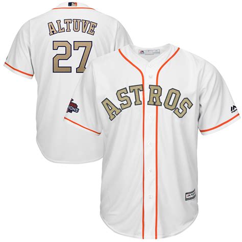 Majestic Jose Altuve Houston Astros Gold Jersey – Platinumstars