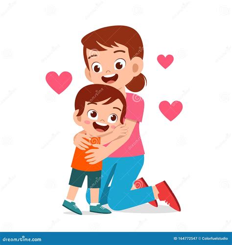 Kid Hugging Mom Stock Illustrations – 1,605 Kid Hugging Mom Stock Illustrations, Vectors ...