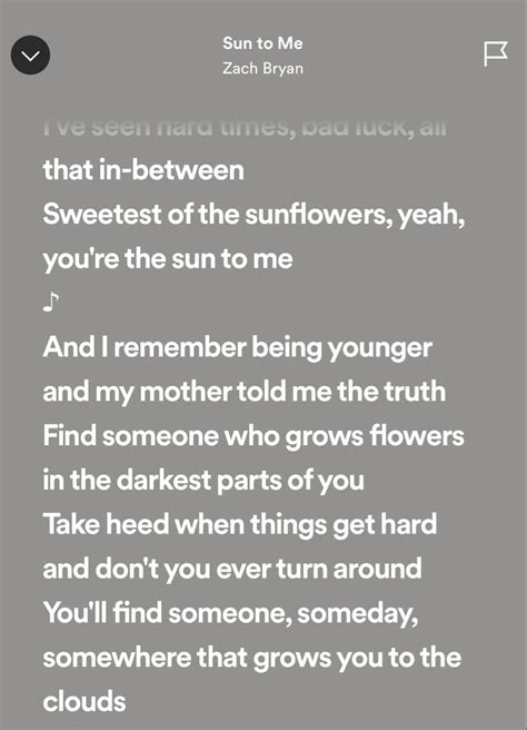 Sun to Me - Zach Bryan in 2022 | Country music quotes, Zach bryan quotes, Song quotes