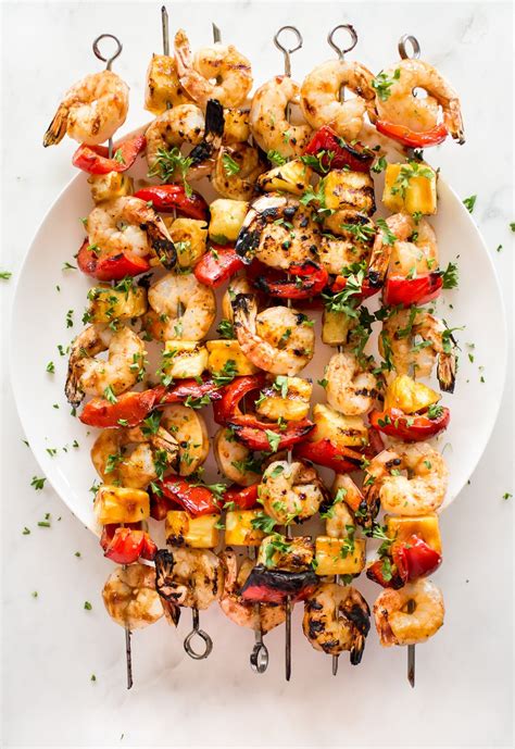 Pineapple Shrimp Skewers Recipe • Salt & Lavender