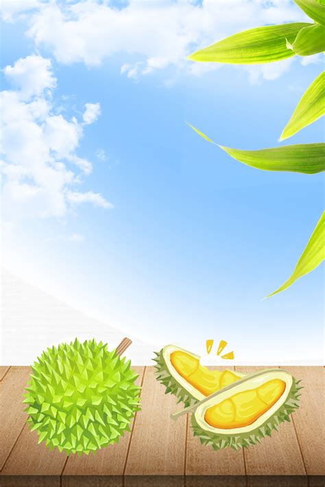 Durian Fruit Poster Background Wallpaper Image For Free Download - Pngtree