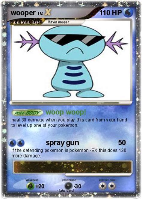 Pokémon wooper 76 76 - woop woop! - My Pokemon Card