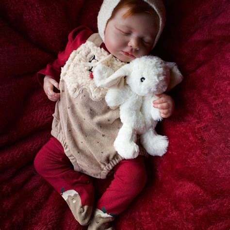 [New 2022]Reborn Asleep Cute Baby Girl Adley 20" Real Lifelike Cloth Body Reborn Doll