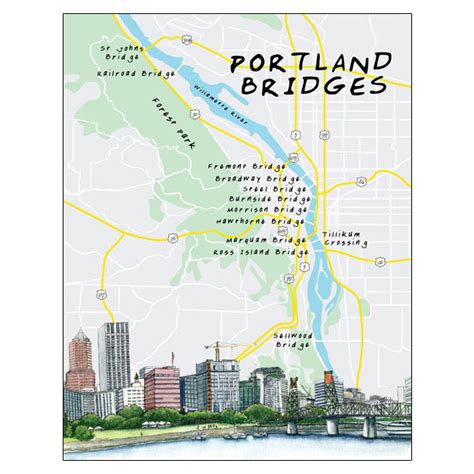 Bridges In Portland Oregon Map - Domini Hyacintha