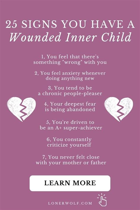 25 Signs You Have a Wounded Inner Child (and How to Heal) ⋆ LonerWolf