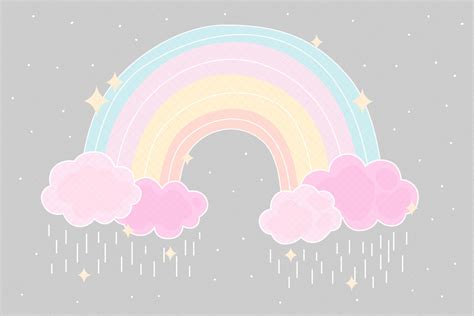 Pastel Rainbow Clouds – 14D Props