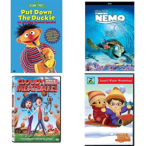 Children's 4 Pack DVD Bundle: Sesame Street - Put Down the Duckie ...