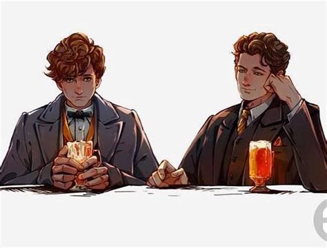 Newt Scamander, Teseus Scamander - Fantastic Beasts | Фантастические твари, Гарри поттер, Хогвартс