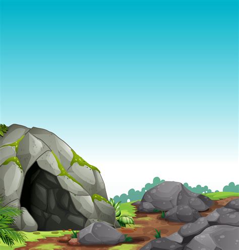 Cave scene 431765 Vector Art at Vecteezy