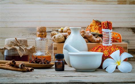 Aromatherapy spa treatment on a table 2111150 Stock Photo at Vecteezy