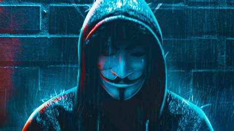 1920x1080 Resolution Anonymous 4K Hacker Mask 1080P Laptop Full HD ...