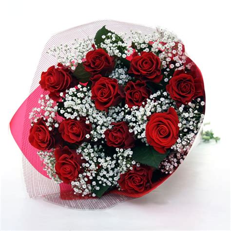 Send Flowers Philippines | Romantic 12 Red Rose Bouquet