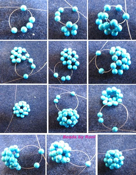 Beaded Ball Tutorial | Seed bead tutorial, Bead weaving tutorials, Seed bead jewelry