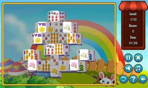 Easter Mahjong - play game online in full screen