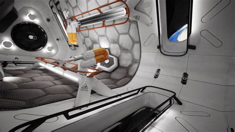 Sci-fi Space Station Interior Concept art (7) | Images :: Behance