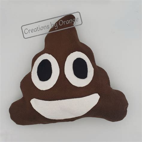 Poop Emoji Plush Pillow