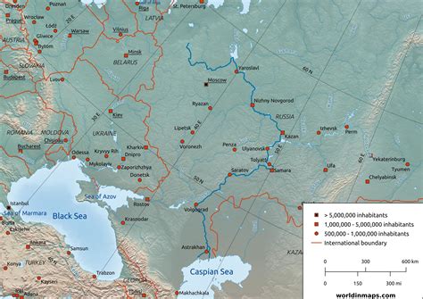 Where Is The Volga River Map