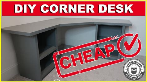 How To Make A Diy Corner Desk On Budget Dad Hack You