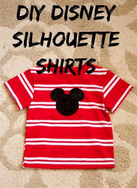 DIY Disney Silhouette Shirts • MidgetMomma