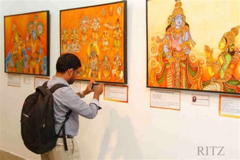 The 'Chuvar Chitra Kala' or Kerala Mural Paintings on Mahabharatam now in Chennai | RITZ